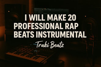 make custom exclusive rights rap beat instrumental