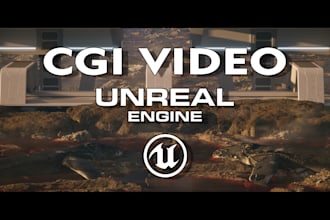 do cgi video on unreal engine for ad, re promo or music video