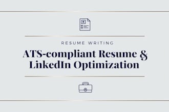 create optimized resumes and cover letters that get you hired