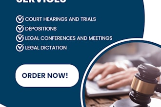 deliver accurate and reliable legal transcription tailored to your needs