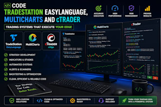 code tradestation easylanguage, multicharts and ctrader systems