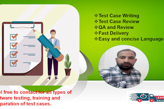 create user testing case and acceptance test procedures as per sqa