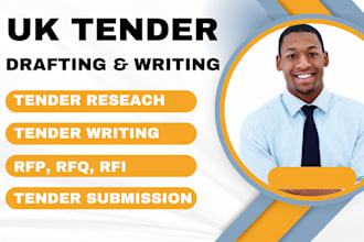 uk itt, construction, homecare, cleaning tender, tender writing, rfp