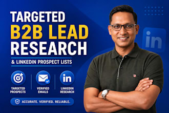 provide targeted b2b lead research and linkedin prospect lists