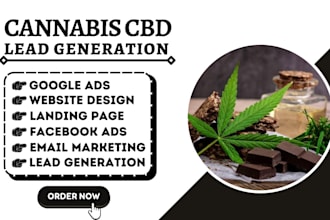 generate cannabis leads vape hemp lead cbd ecommerce website marijuana gummies