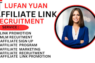 do affiliate recruitment link promotion affiliate link signup recruit leads mlm