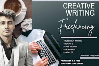 write research reports, online assignments, projects, and summaries