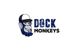 design awesome dock monkeys logo