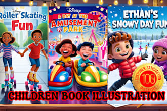 do christian children book illustration, bible illustration and picture book