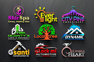 create amazing unique and modern business logo design