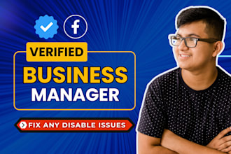 create fresh verified fb business manager and ads account