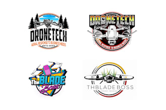 design excellent drone logo with unlimited revisions