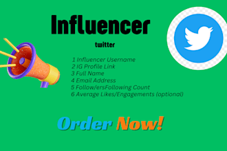 twitter influencer research for influencer marketing