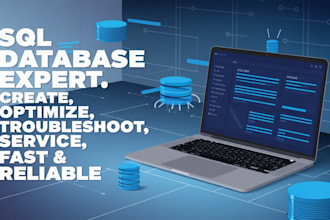 fix sql database issues and create efficient queries