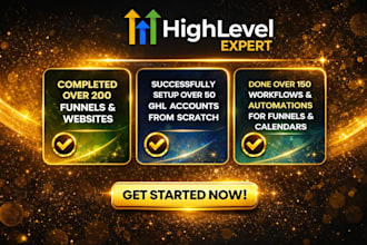 be expert go highlevel funnel workflow website pipeline automation gohighlevel