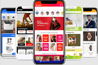 develop responsive multi vendor ecommerce app and website