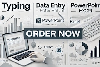 do any typing job fast, retype scanned documents