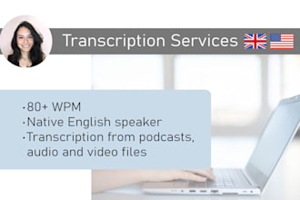 transcribe your podcast, audio or video into a text transcript