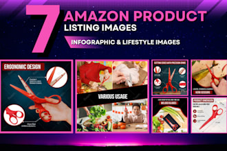 design high converting amazon product listing images