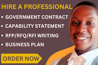 design a converting capability statement for your government contract