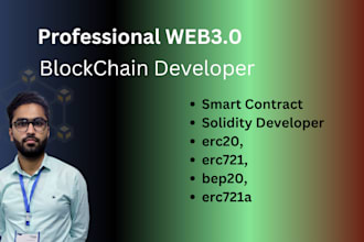 do smart contract, minting site, landing page and  erc20, erc721, erc721a
