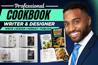 write quality recipe book, cover design, cookbook writer, cookbook formatting