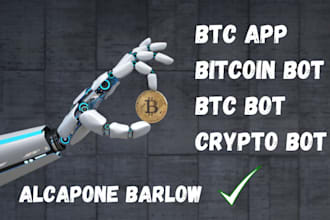 build profitable bitcoin app, crypto bot, btc bot