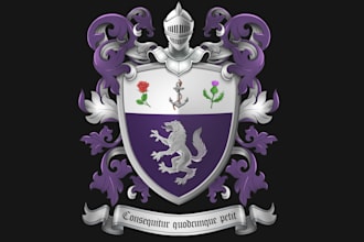 design unique family crest logo