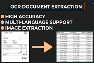 do precise text extraction from images and pdfs with python ocr expertise