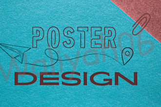 design a custom poster for you