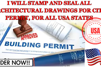 sign, stamp, commercial plan,  autocad 2d floor plan, architecture city permit