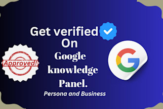 create standard and verified google knowledgepanel for personal or company