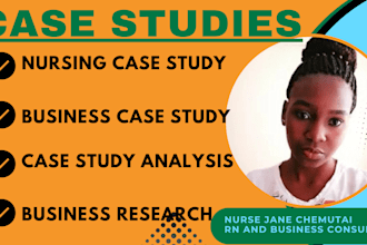 do case study analysis, research and summary writing