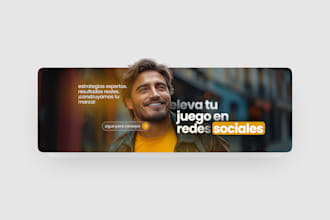 design a twitter and social media banners or header