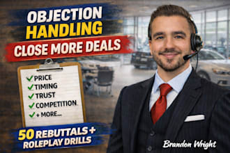 help you with top objection handling and negotiating skills