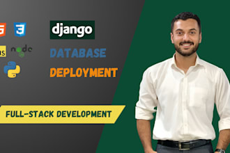 develop custom python django web applications