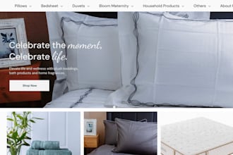 design bedsheet shopify store contour leaf pillow blanket duvet bedsheet website