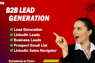 do b2b lead generation, linkedin prospect leads, business email and lead lists