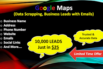 do google map scraping, lead generation, b2b data extraction accurate email list