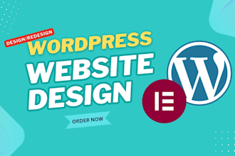 create wordpress website design or redesign website