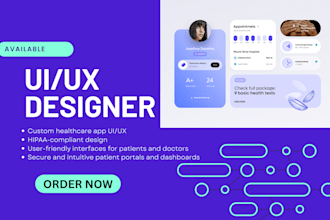 create hipaa compliant UI UX design for your healthcare app and website