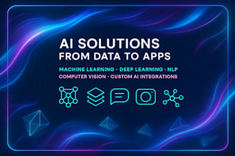 handle all your ml dl nlp CV ai projects from data to models and apps