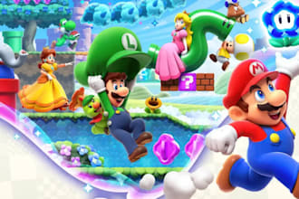 develop game in super mario style in unity