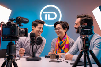professionally edit podcast video and audio multicam interviews
