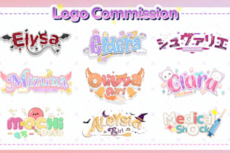 design a cute custom vtuber logo or streamer