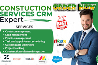 setup construction service crm residential crm commercial crm construction CRM