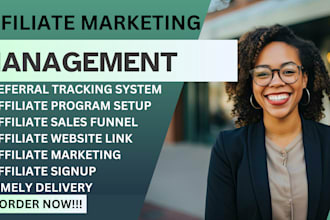 manage and grow your shareasale, clickbank, cj affiliate merchant account