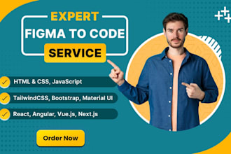 convert figma to responsive html css, figma to react, figma to tailwind css