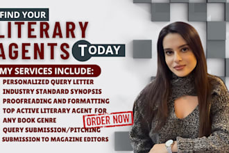find active literary agent, edit your query letter and secure a publishing deal