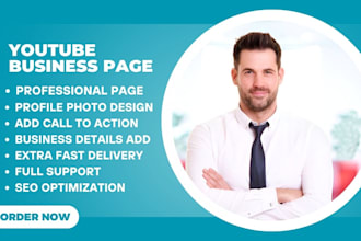 create and setup youtube, pinterest, instagram, facebook and all business pages